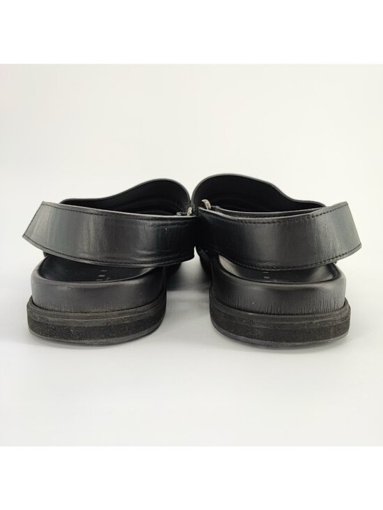 Marni Fussbett Men\'s Size 11 US Sandals Black Genuine Calfskin Leather Casual main image 8